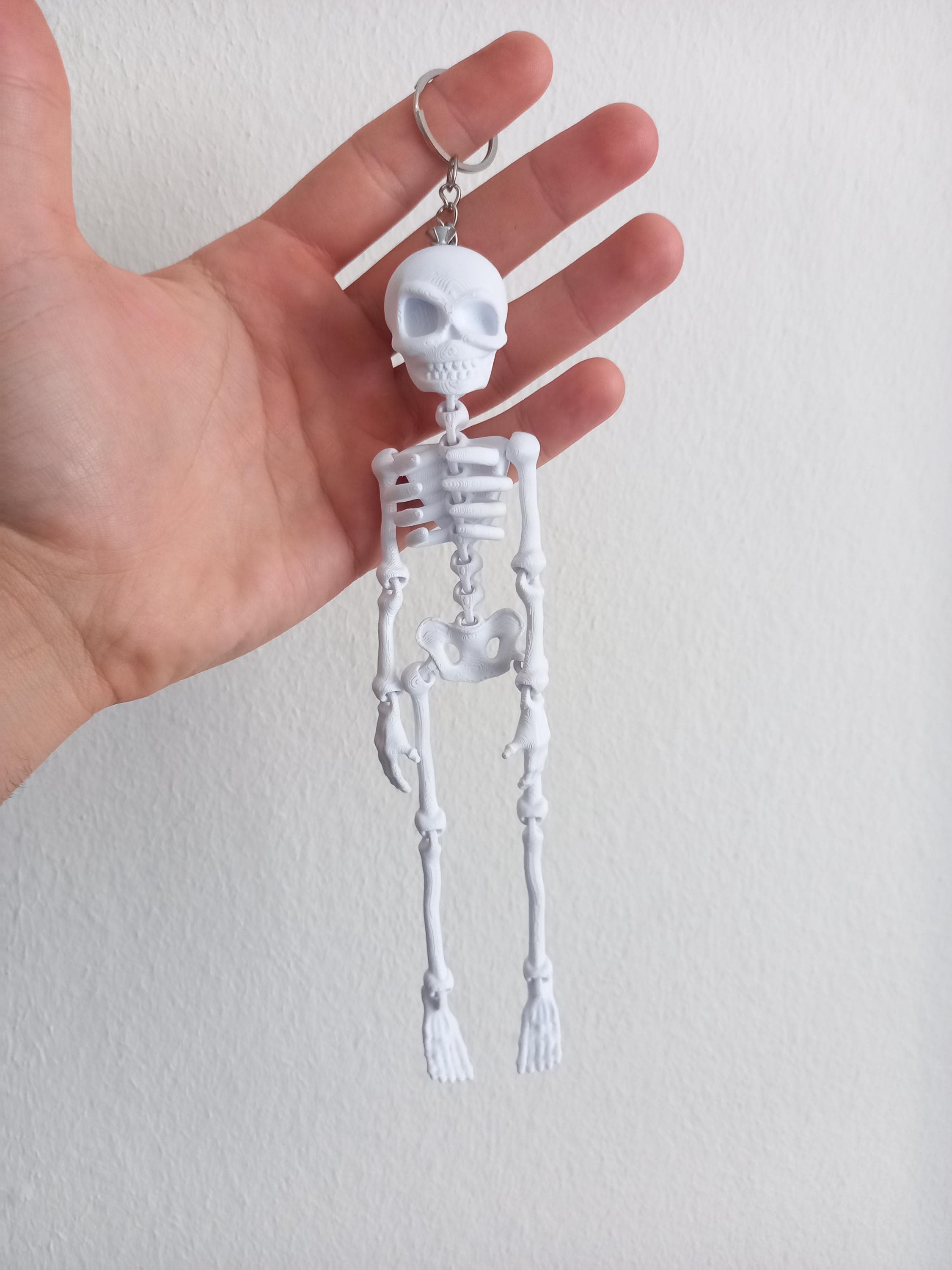 Dancing Skeleton Car Rearview Mirror Hanging Charm - Car Interior Decor Accessory