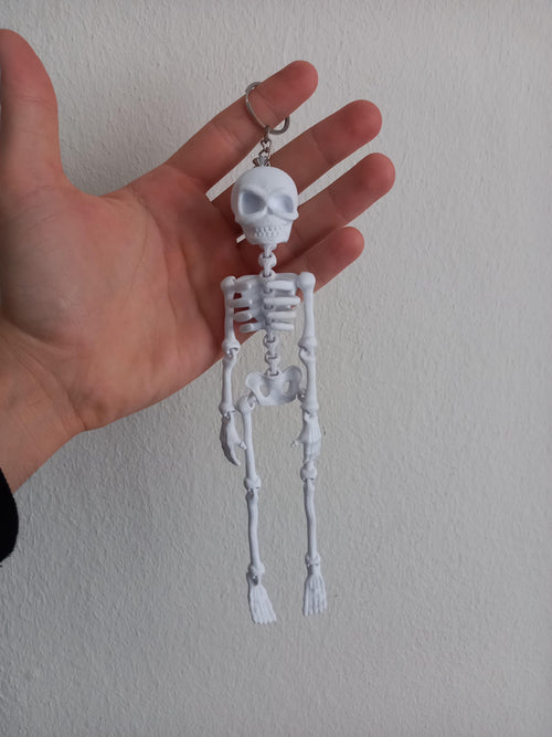 Dancing Skeleton Car Rearview Mirror Hanging Charm - Car Interior Decor Accessory
